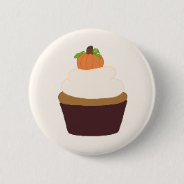 Pumpkin Cupcake - Ronde pop-upbadge Ronde Button 3,2 Cm