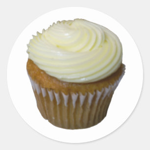 Pumpkin Cupcake Ronde Sticker
