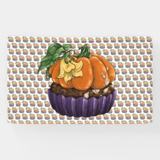 Pumpkin Cupcake Spandoek