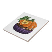 Pumpkin Cupcake Tegeltje (Zijkant)