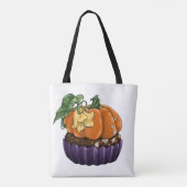 Pumpkin Cupcake Tote Bag (Achterkant)
