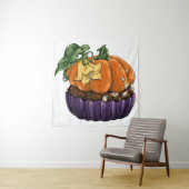 Pumpkin Cupcake Wandkleed (In situ)