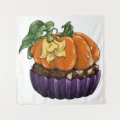 Pumpkin Cupcake Wandkleed (Voorkant)