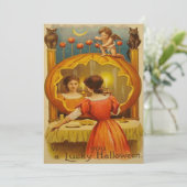 Pumpkin Cupid Owl Crescent Moon (Staand voorkant)