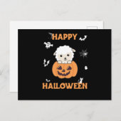 Pumpkin Cute Sheep Happy Halloween Briefkaart (Voorkant / Achterkant)