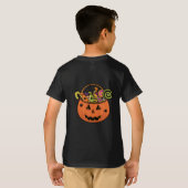 Pumpkin Cute Sheep Happy Halloween T-shirt (Achterkant volledig)