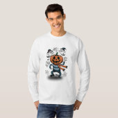 Pumpkin Dance Party - Leuk Halloween ontwerp T-shirt (Voorkant volledig)