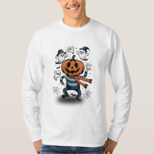 Pumpkin Dance Party - Leuk Halloween ontwerp T-shirt