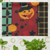 Pumpkin Dark Red “Jack’s Apple Snack” Tea Towel Theedoek (Gevouwen)