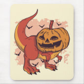 Pumpkin Dinosaur T-Rex Muismat (Voorkant)