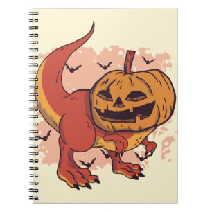 Pumpkin Dinosaur T-Rex Notitieboek
