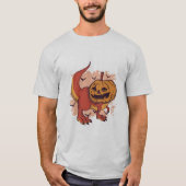 Pumpkin Dinosaur T-Rex T-shirt (Voorkant)