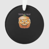 Pumpkin Donald, grappige Halloween enge klassieker Ornament (voorkant)