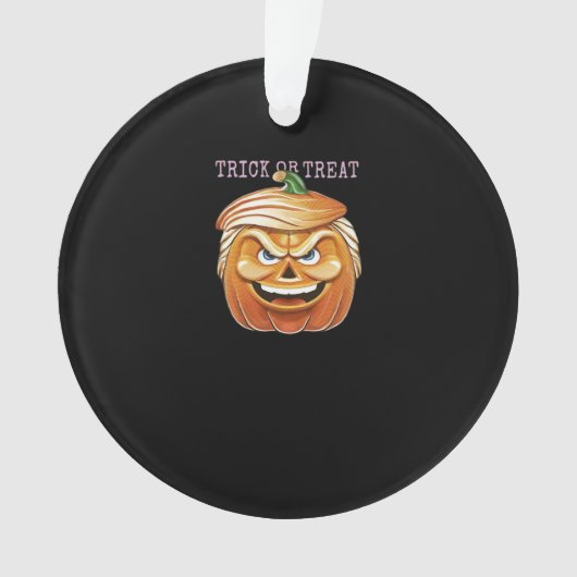 Pumpkin Donald, grappige Halloween enge klassieker Ornament (voorkant)