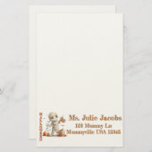 Pumpkin Drip - Mama met een zoete schrik Briefpapier (Voorkant / Achterkant)