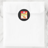 Pumpkin E Condiment Costume Holiday Sce Costumes  Ronde Sticker (Tas)