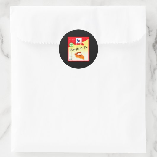 Pumpkin E Condiment Costume Holiday Sce Costumes  Ronde Sticker (Tas)