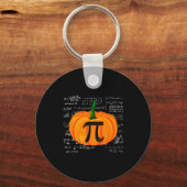 Pumpkin E Math Funny Halloween Thanksgiving Day Sleutelhanger (Voorkant)