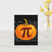 Pumpkin E Math Shirt Funny Halloween Thanksgiving  Kaart (Gele Bloem)
