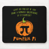 Pumpkin E Math Shirt Funny Halloween Thanksgiving Muismat (Voorkant)
