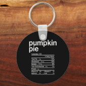 Pumpkin E Nutrition Facts Funny Thanksgiving Chris Sleutelhanger (Voorkant)