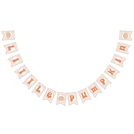 Pumpkin eerste verjaardag banner (Alle)