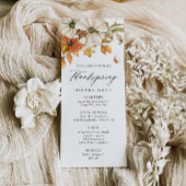 Pumpkin Elegant Thanksgiving Menu