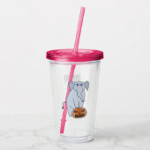 Pumpkin Elephant Acryl Drinkbeker (Achterkant)