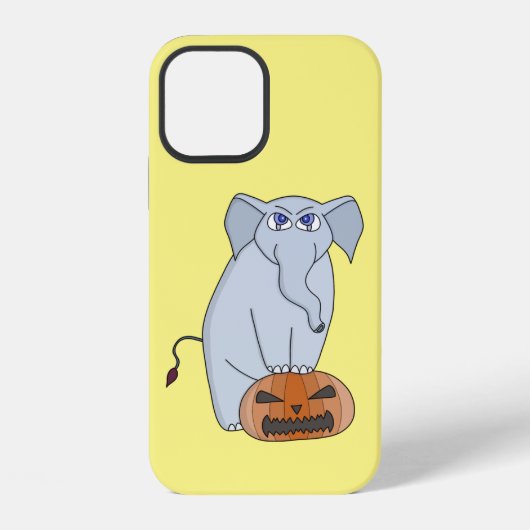 Pumpkin Elephant iPhone Hoesje (Achterkant)