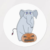Pumpkin Elephant Labels (Design 1)