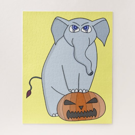 Pumpkin Elephant Legpuzzel (Verticaal)