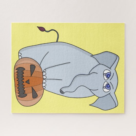 Pumpkin Elephant Legpuzzel (Horizontaal)