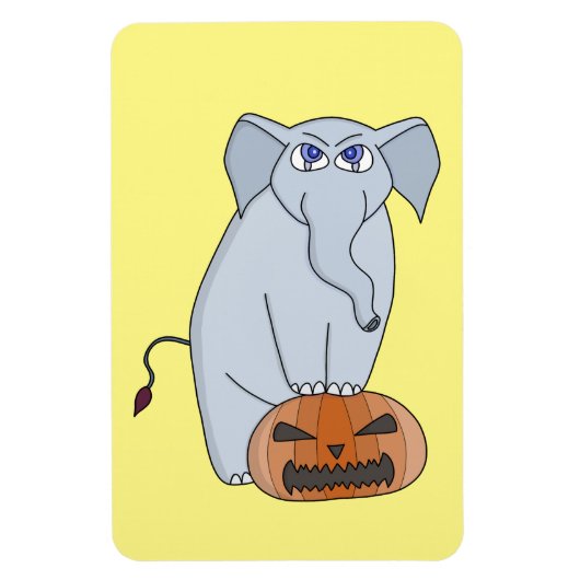 Pumpkin Elephant Magneet (Verticaal)
