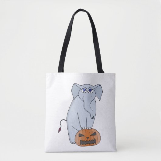Pumpkin Elephant Tote Bag (Voorkant)