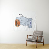 Pumpkin Elephant Wandkleed (In Situ (horizontaal))