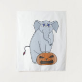 Pumpkin Elephant Wandkleed (Voorkant)