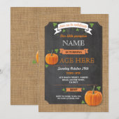 Pumpkin Elke dag van de Dag van de Jongen Meisje U Kaart (Voorkant / Achterkant)