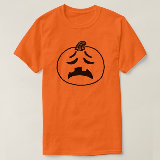 Pumpkin Emoji group costume halloween emoji face T-shirt (Design voorkant)