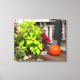Pumpkin en Coleus - Martha's wijngaard Canvas Afdruk