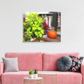Pumpkin en Coleus - Martha's wijngaard Canvas Afdruk (Insitu (Woonkamer))