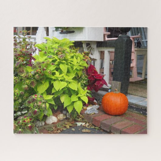 Pumpkin en Coleus - Martha's wijngaard Legpuzzel (Horizontaal)