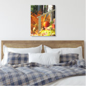 Pumpkin en Ferns - Martha's wijngaard Canvas Afdruk (Insitu (Slaapkamer))