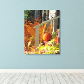 Pumpkin en Ferns - Martha's wijngaard Canvas Afdruk (Insitu (Houten vloer))