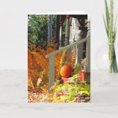 Pumpkin en Ferns - Martha's wijngaard Kaart (Voorkant)