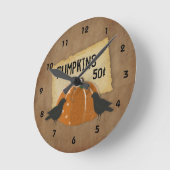 Pumpkin en kurk ronde klok (Hoek)