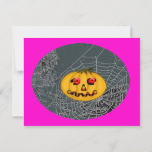 Pumpkin Eyed Gibney Het Museum Zazzle Briefkaart