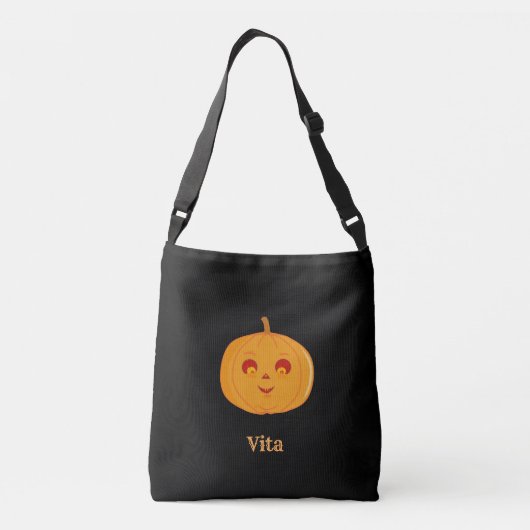Pumpkin Face Crossbody Tas (Achterkant)