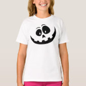 Pumpkin Face Embroized T-shirt (Voorkant)