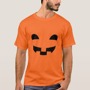 Pumpkin Face Halloween Costume T-shirt