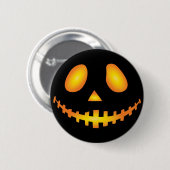 Pumpkin Face Halloween Jack O Lantern Spooky Ronde Button 5,7 Cm (Voorkant /achterkant)